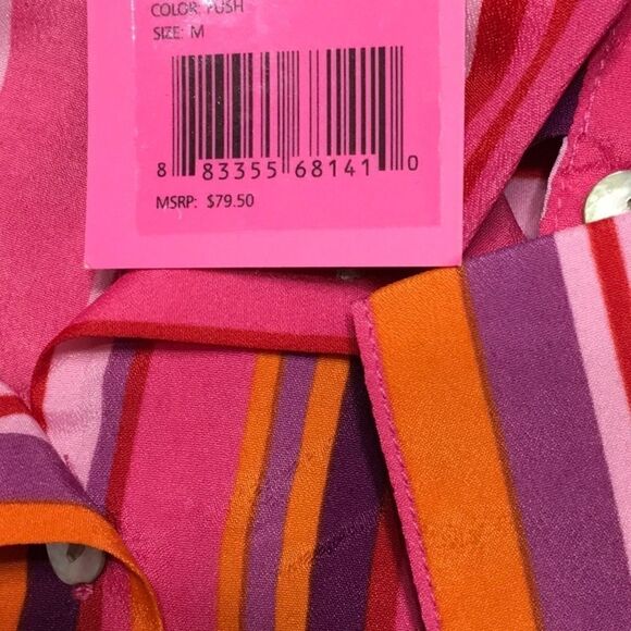 Isaac Mizarahi stripe shirt. NWT - Picture 11 of 12